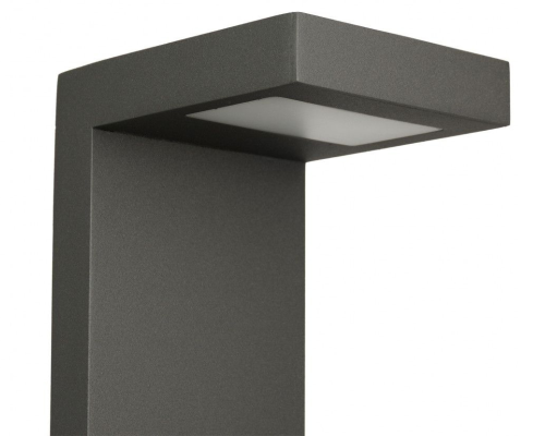 Lampa stojąca zewnętrzna do ogrodu 78cm ciemny popiel KR-780