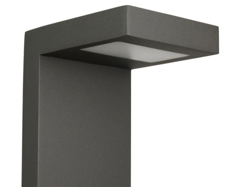 Lampa stojąca zewnętrzna do ogrodu 58cm ciemny popiel KR-580