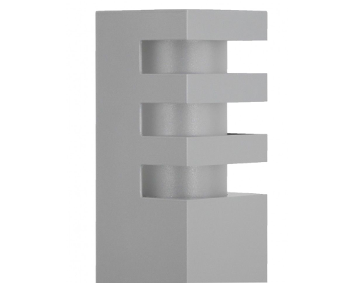 Słupek ogrodowy lampa stojąca 50cm srebrna RADO 2 AL - 2