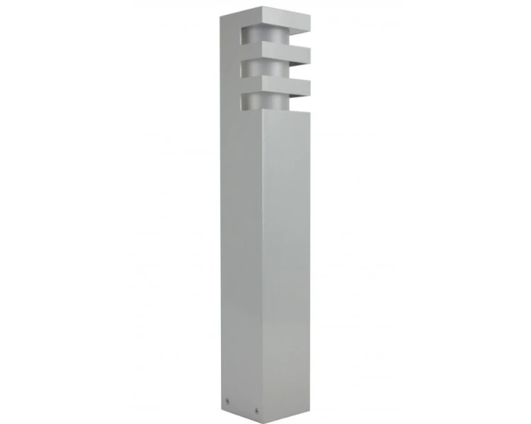 Słupek ogrodowy lampa stojąca 50cm srebrna RADO 2 AL