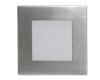Lampa ogrodowa wpuszczana w ścianę kwadratowa 8x8cm Inox F 04
