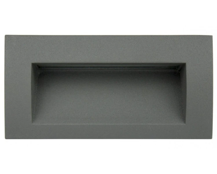 Lampa na murek do zabudowy prostokątna 7x14cm M2031