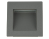 Lampa na murek do zabudowy kwadratowa 9x9cm M2029