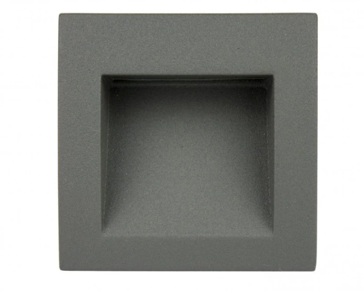 Lampa na murek do zabudowy kwadratowa 9x9cm M2029