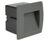 Lampa na murek do zabudowy kwadratowa 9x9cm M2029