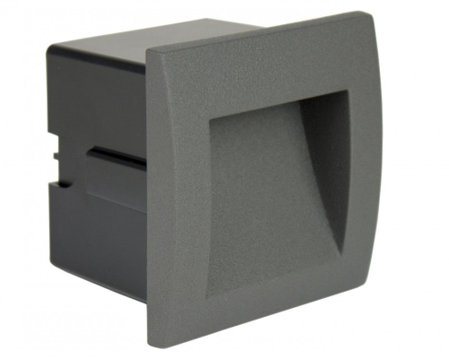 Lampa na murek do zabudowy kwadratowa 9x9cm M2029