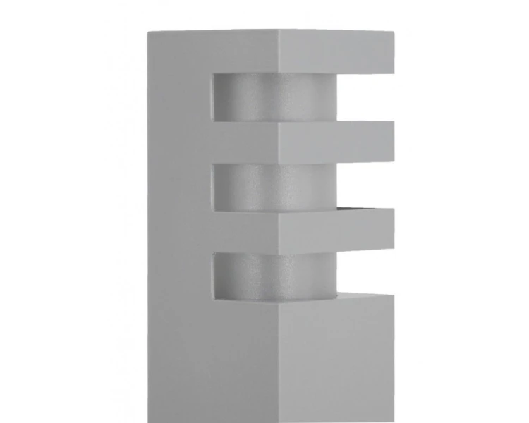 Lampa do ogrodu wysoki słupek 75cm srebrny RADO 1 AL - 2