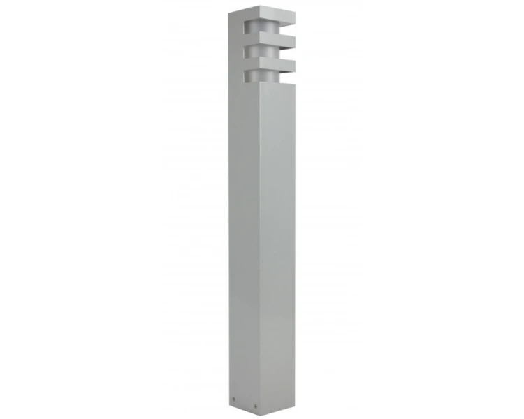 Lampa do ogrodu wysoki słupek 75cm srebrny RADO 1 AL