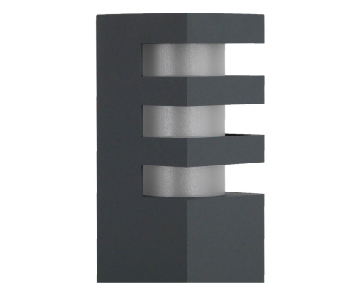 Nowoczesna lampa ogrodowa słupek 75cm ciemny popiel RADO 1 DG  - 2