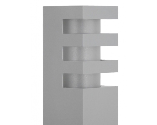 Lampa kinkiet zewnętrzny na elewację IP54 srebrny RADO K AL - 2