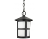 Lampa wisząca do ogrodu okrągła 65cm czarna Cordoba K 1018/1/TD