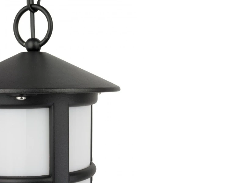Lampa wisząca do ogrodu okrągła 65cm czarna Cordoba K 1018/1/TD