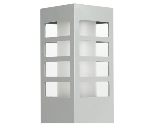 Lampa ogrodowa oświetlenie przed dom 50cm srebrna RADO III 2 AL - 2