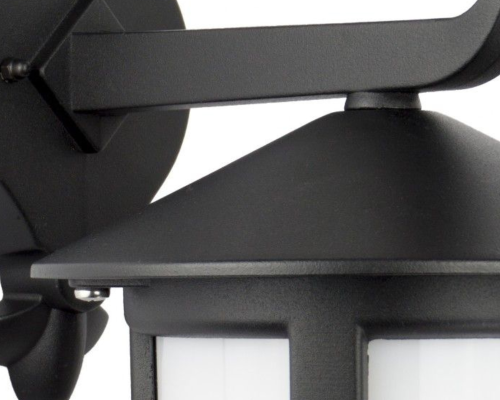 Lampa elewacyjna do ogrodu okrągła czarna Cordoba K 3012/1/TD