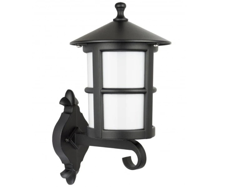 Lampa na ścianę do ogrodu okrągła czarna Cordoba K 3012/1/TD G