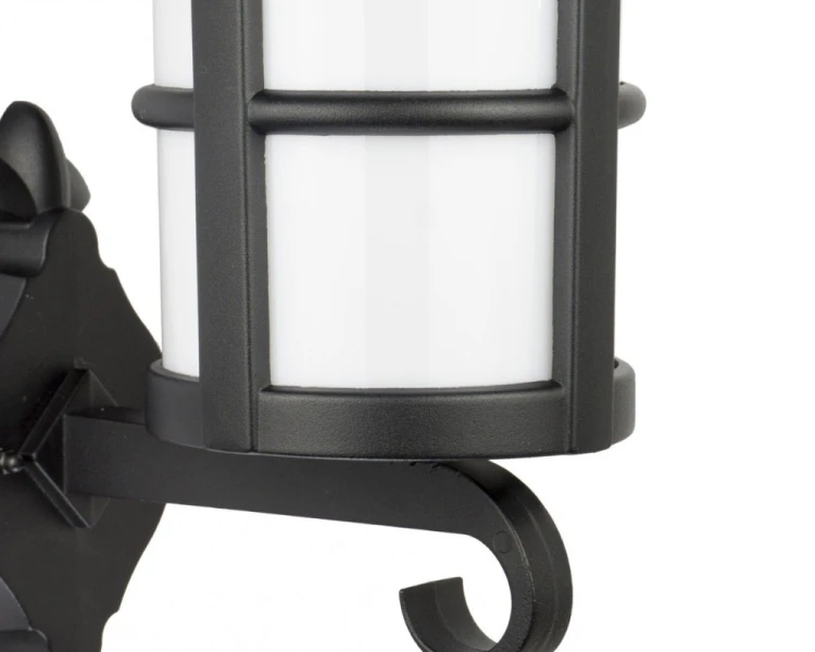 Lampa na ścianę do ogrodu okrągła czarna Cordoba K 3012/1/TD G
