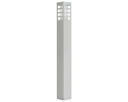 Lampa ogrodowa słupek kwadrat IP54 75cm srebrny RADO III 1 AL