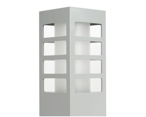Lampa ogrodowa słupek kwadrat IP54 75cm srebrny RADO III 1 AL -