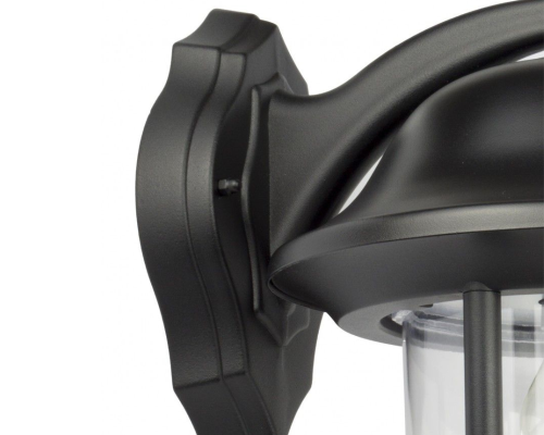 Lampa elewacyjna do ogrodu okrągła czarna Prince K 3012/1/O