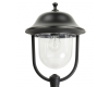 Lampa stojąca do ogrodu z okrągłym kloszem 87 cm czarna Prince K 5002/3/O