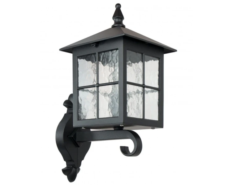 Lampa ścienna do ogrodu kwadratowa czarna Wenecja K 3012/1/KW G