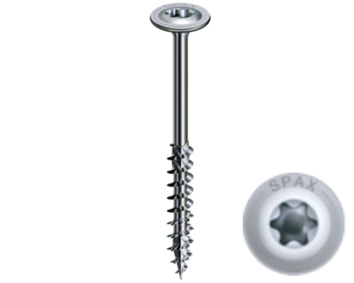Wkręt ciesielski łeb talerzowy SPAX.png