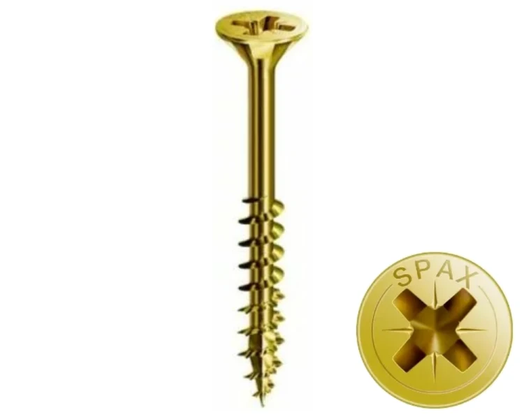 Wkręt uniwersalnyżółty krzyżowy PZ SPAX.png