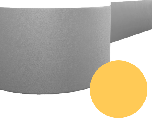 Odbojnica elastyczna 16 cm x 2 mb kolor 22 -Żółty Słoneczny Flat.png