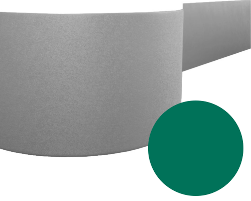 Odbojnica elastyczna 21 cm x 12 mb kolor 34 - Zieleń Medyczna Flat.png