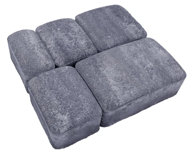 Kostka brukowa Granit Melanż Starobruk 11,5 m² gr. 6 cm