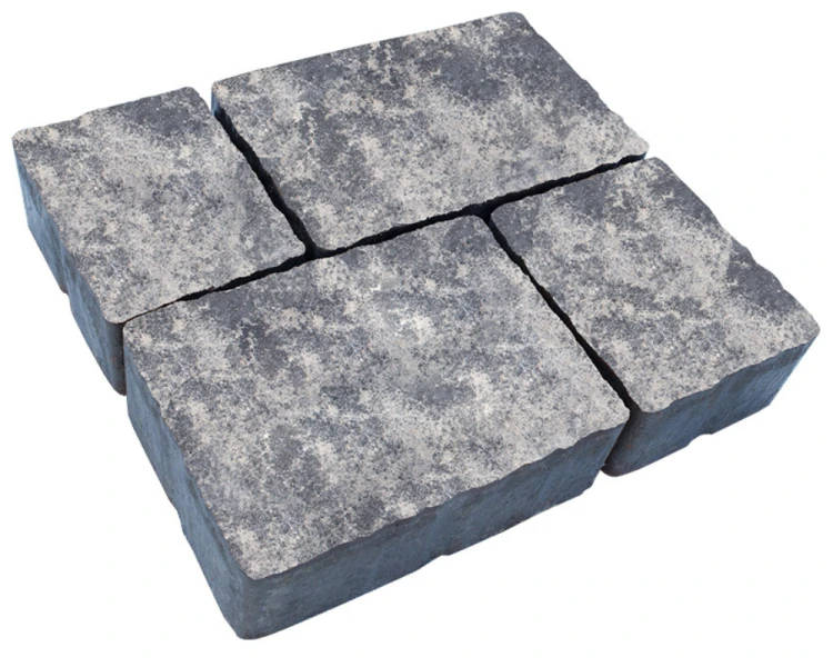 Kostka brukowa granitowa Melanż Ganit Duży 10,8 m² gr. 6 cm