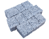 Kostka brukowa płukanka biała 8,9 m² gr. 6 cm granit mały