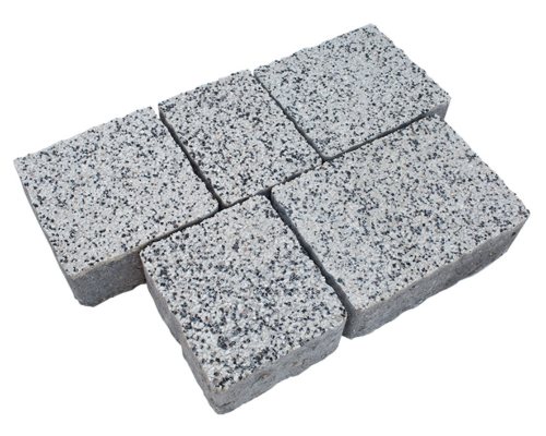 Kostka brukowa płukanka biała 10,8 m² gr. 6 cm granit duży