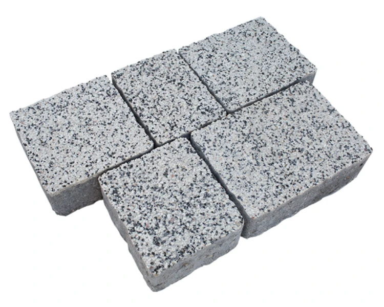 Kostka brukowa płukanka biała 10,8 m² gr. 6 cm granit duży