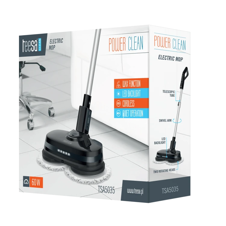 Mop elektryczny bezprzewodowy Teesa Power Clean