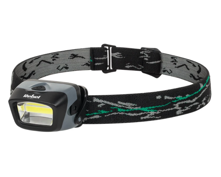 Latarka czołowa czołówka 3 W COB LED
