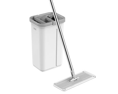 Mop płaski obrotowy dwukomorowy Teesa New Clean R13