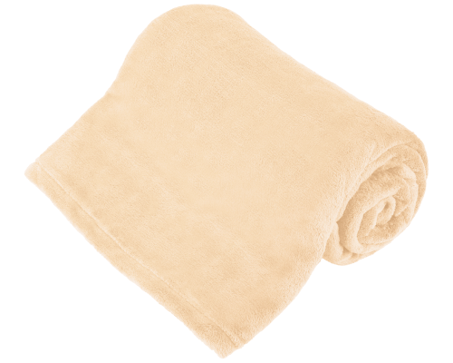 Koc polarowy 150x200 cm kremowy Teesa