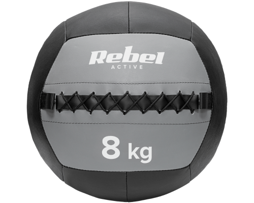 Piłka lekarska rehabilitacyjna do ćwiczeń 8kg Rebel