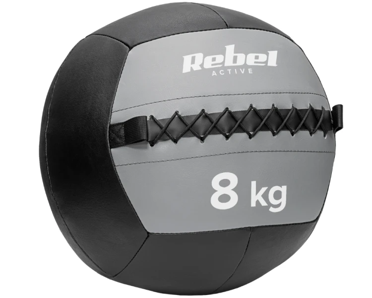 Piłka lekarska rehabilitacyjna do ćwiczeń 8kg Rebel