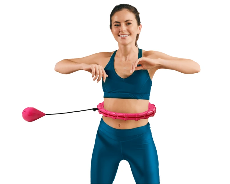 Smart Hula Hop 50cm odchudzające koło z wypustkami i obciążeniem Rebel