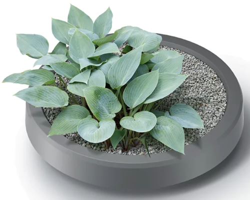 Płytka donica mrozoodporna 59,5cm szara Maze Cap