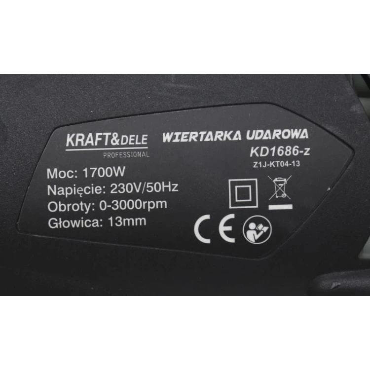 Wiertarka z udarem elektryczna 1700W KING SERIES KD1685-Z