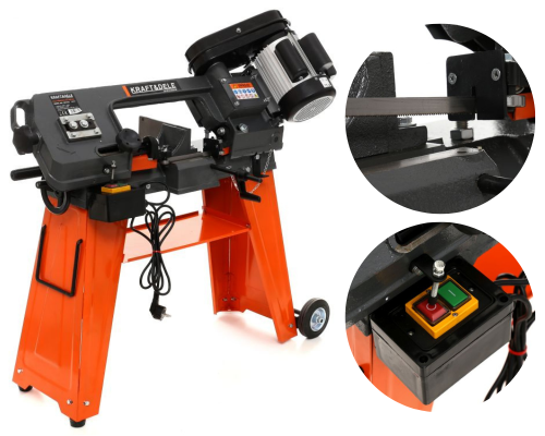 Piła taśmowa przecinarka do metalu 700W KD1733