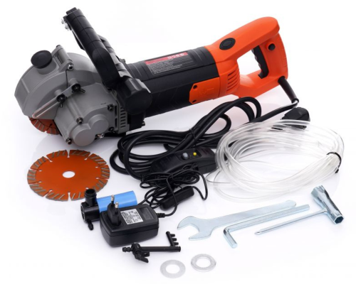 Bruzdownica elektryczna 3000W z laserem KD1739