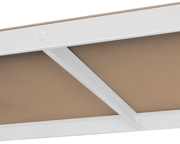 Regał magazynowy metalowy 180x90x40 cm biały Rebel