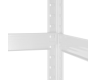 Regał magazynowy metalowy 180x90x40 cm biały Rebel