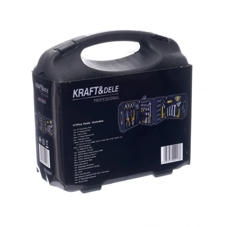 Zestaw narzędzi 117 elementów w walizce KD10831