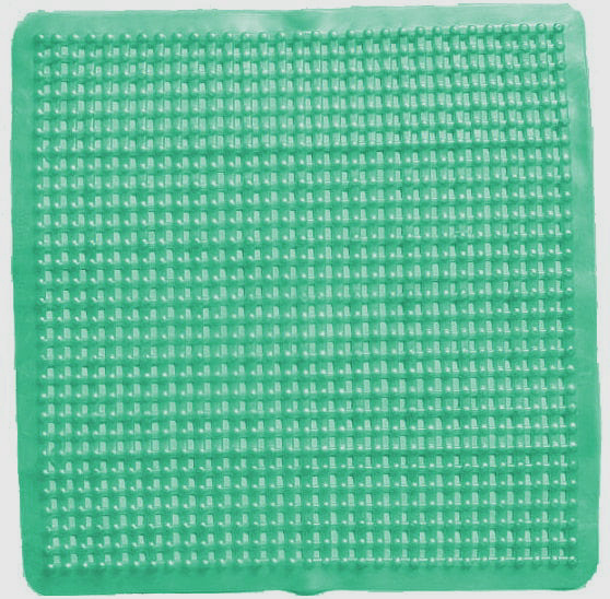 Mata antypoślizgowa do brodzika 51x51 cm turkusowa