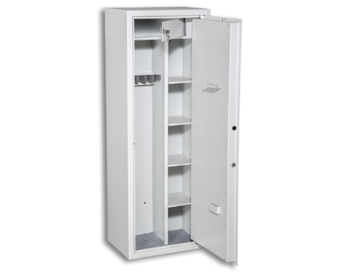 Bezpieczny sejf na broń z półkami S1 HIT OLIMP 5 certyfikowany